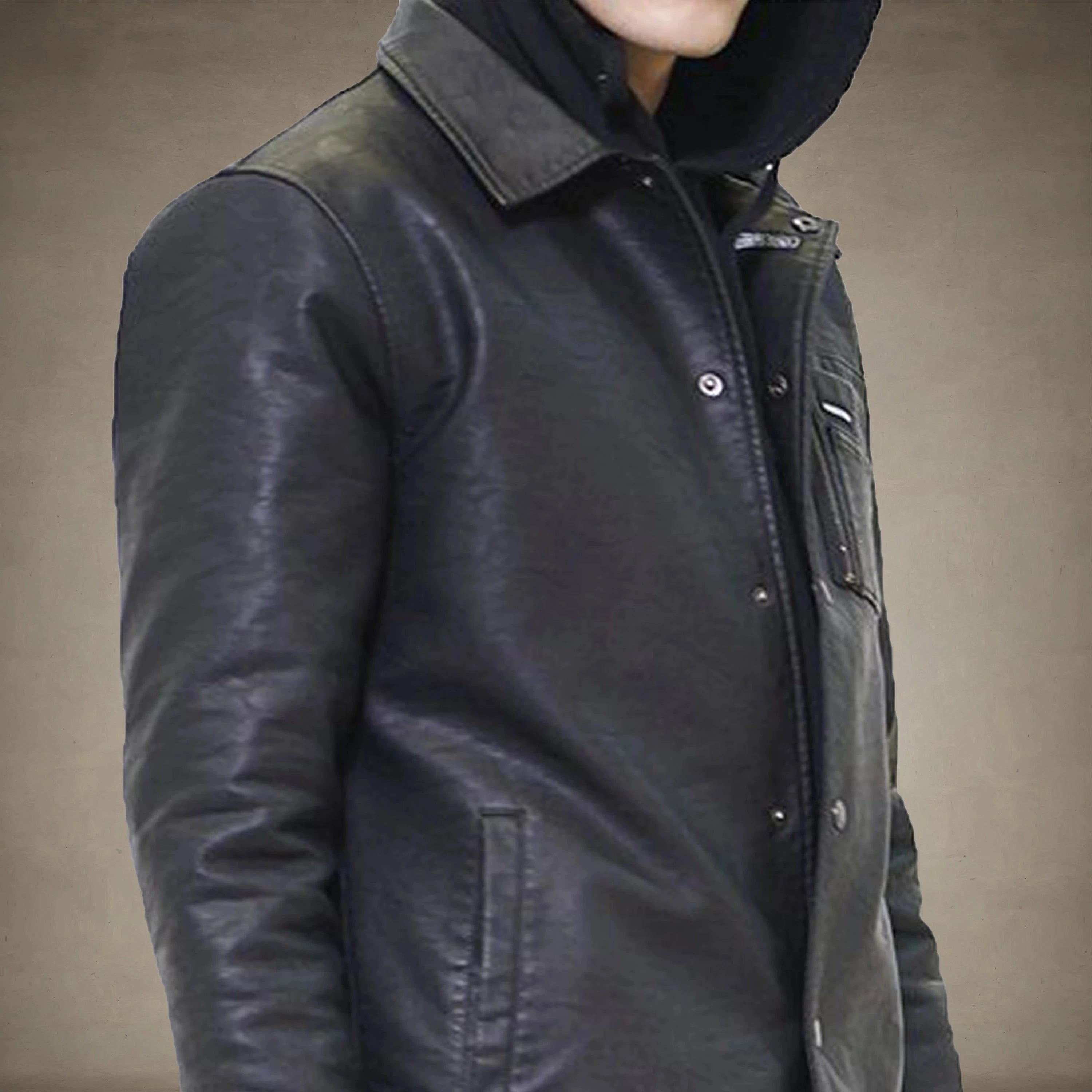 Men's Faux Leather Coach Jacket - FINAL SALE Men's Jackets Members Only® 